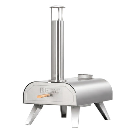 Horno de pizza de pellets Odda acero inox HEAT