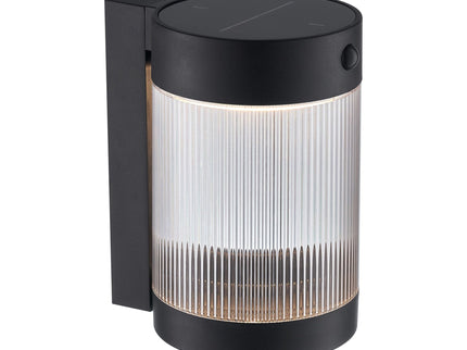 Aplique solar exterior Coupar LED negro Nordlux