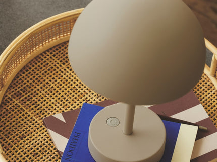 Lámpara de mesa recargable Ellen To Go LED beige Nordlux