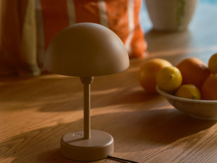 Lámpara de mesa recargable Ellen To Go LED marrón Nordlux
