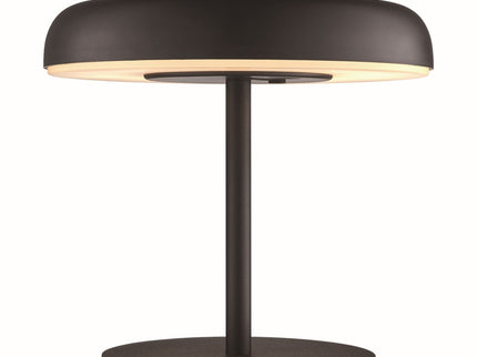 Lámpara de mesa solar Elmer LED negra Nordlux