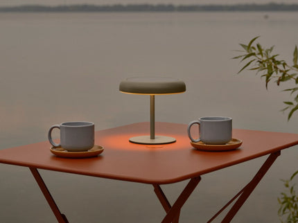 Lámpara solar de mesa Elmer LED oliva Nordlux