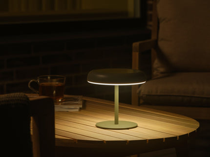 Lámpara solar de mesa Elmer LED oliva Nordlux