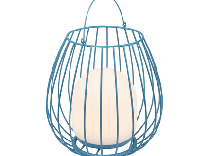 Farol de jardín recargable Jim LED azul Nordlux