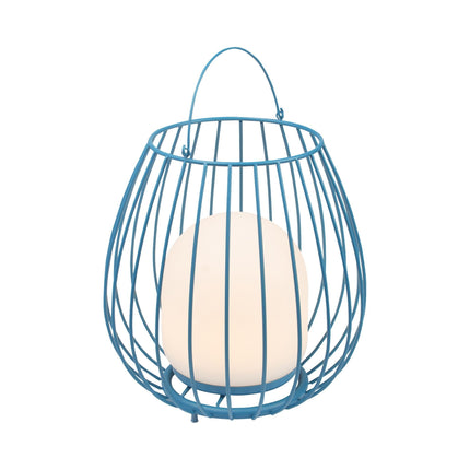 Farol de jardín recargable Jim LED azul Nordlux