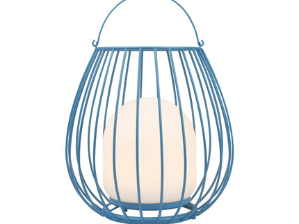 Farol de jardín recargable Jim LED azul Nordlux