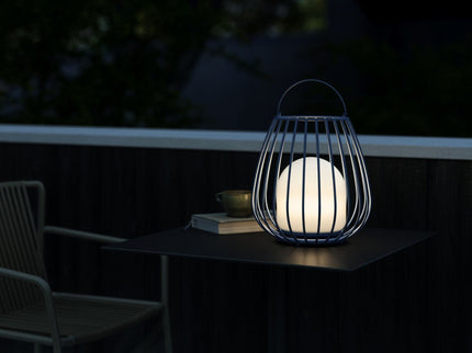 Farol de jardín recargable Jim LED azul Nordlux