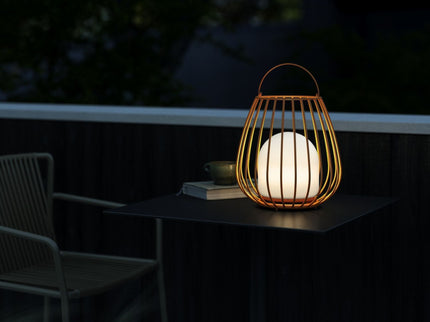 Farol de jardín recargable Jim LED naranja Nordlux