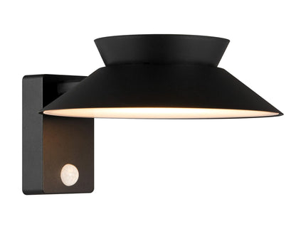 Aplique solar exterior Justina negro Nordlux