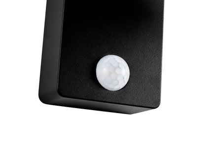 Aplique solar exterior Justina negro Nordlux