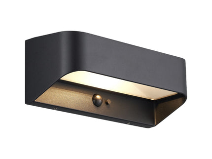 Aplique solar exterior Marcellio LED negro Nordlux
