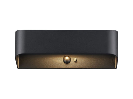 Aplique solar exterior Marcellio LED negro Nordlux