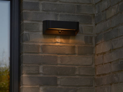 Aplique solar exterior Marcellio LED negro Nordlux