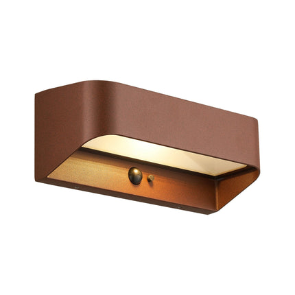 Aplique solar exterior Marcellio LED marrón Nordlux 