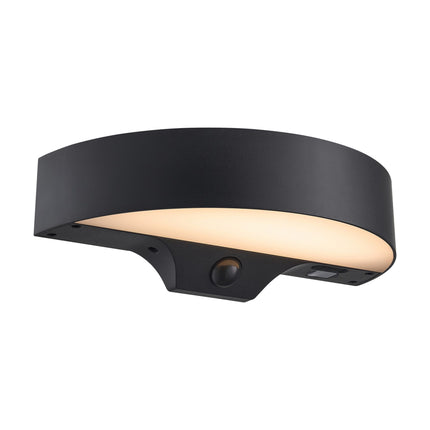 Aplique solar exterior Monay Round negro Nordlux