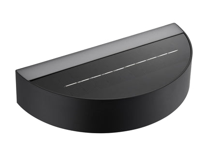 Aplique solar exterior Monay Round negro Nordlux