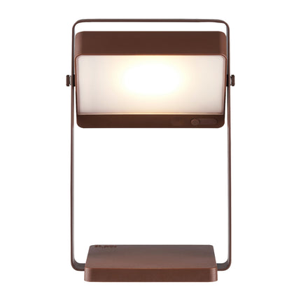 Lámpara solar de mesa Saulio LED marrón Nordlux