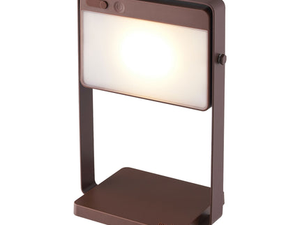 Lámpara solar de mesa Saulio LED marrón Nordlux