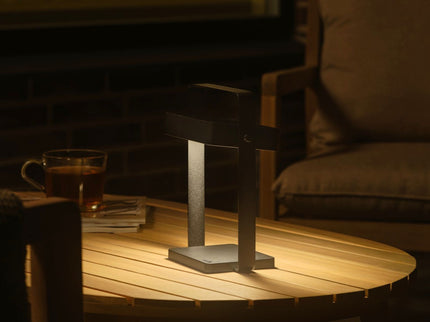 Nordlux solar tafellamp Saulio LED zwart