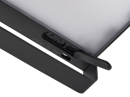 Aplique solar exterior Saulio LED negro Nordlux