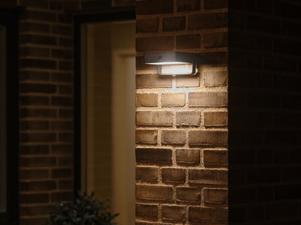 Aplique solar exterior Saulio LED negro Nordlux