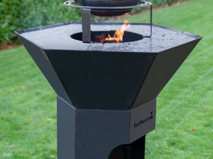 Soporte para wok y olla holandesa Dynamic Centre para barbacoa Nestor Barbecook