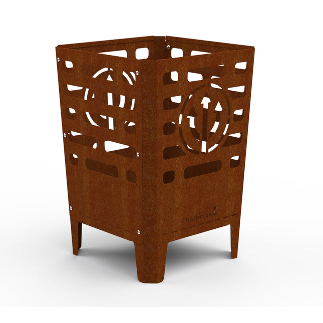Cesta de fuego Red Devils acero corten Barbecook