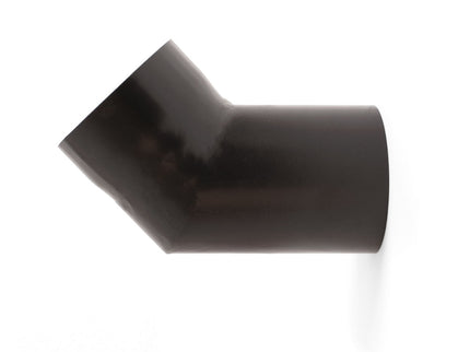 Codo de chimenea 45° negro BonFeu