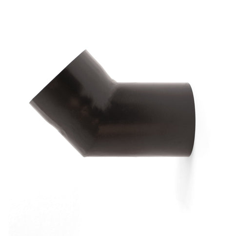 Codo de chimenea 45° negro BonFeu