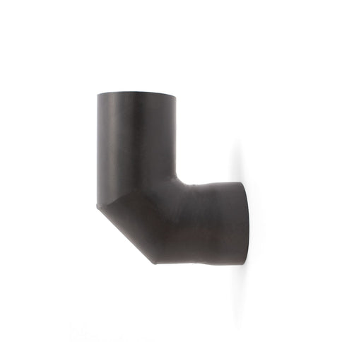 Codo de chimenea 90° negro BonFeu
