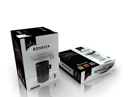 Barbacoa plancha BonBiza negra BonFeu