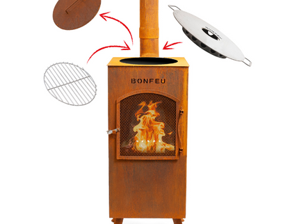 BonFeu BonCarré Corten Tuinhaard