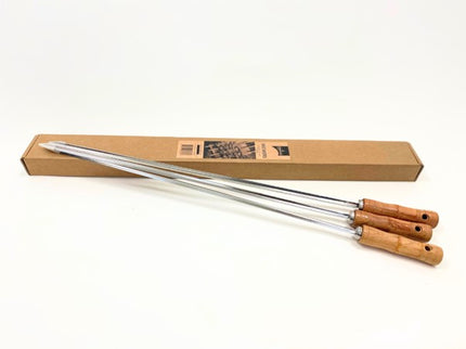 Pinchos barbacoa 75 cm - 3 piezas BonFeu