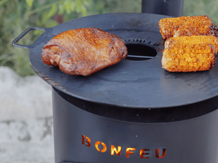 Plancha 40 cm para chimeneas BonFeu
