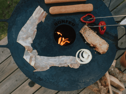 Plancha 40 cm para chimeneas BonFeu
