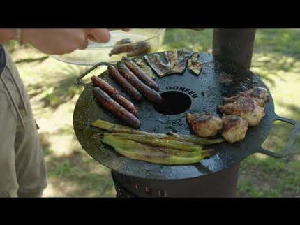 Plancha 40 cm para chimeneas BonFeu