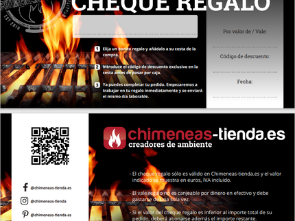 Cheque regalo (todos los importes posibles)
