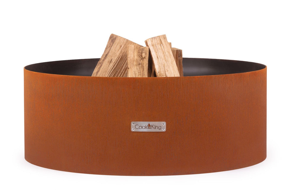 Brasero Bourbon acero corten CookKing