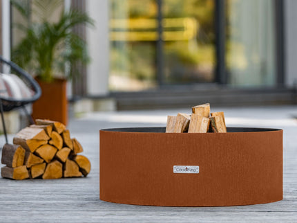 Brasero Bourbon acero corten CookKing