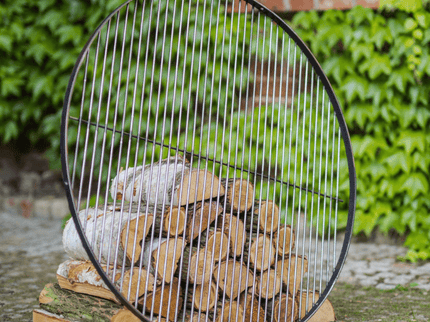 Cook King grillrooster rond sfeerfoto
