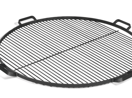 Parrilla de acero negro con 4 asas -80 cm