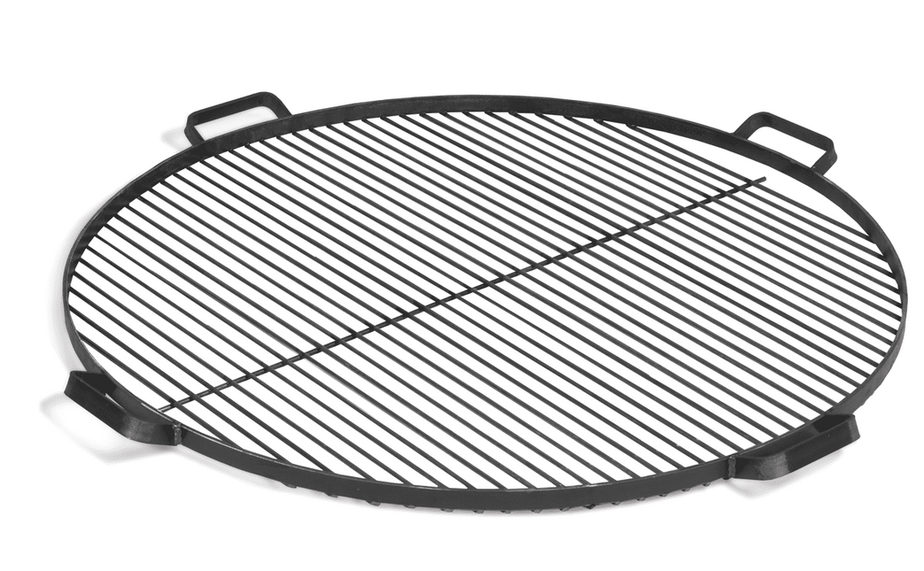Parrilla de acero negro con 4 asas -80 cm
