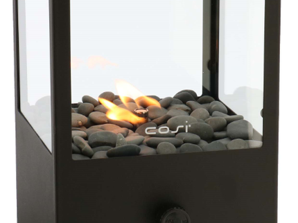 Linterna de gas Cosiscoop Dome negra Cosi