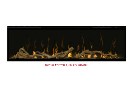 Troncos decorativos Driftwood para Ignite XL 60" & 74" Dimplex