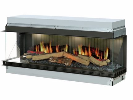 Chimenea eléctrica empotrable Vista 130 visión a tres caras Opti-Virtual Dimplex