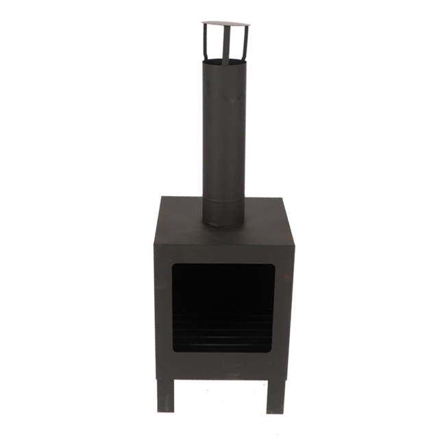 Chimenea de jardín pequeño negra Esschert Design