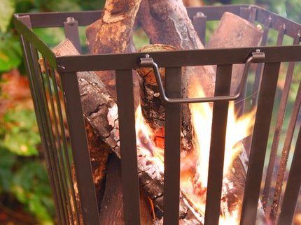 Cesta de fuego cuadrada Esschert Design