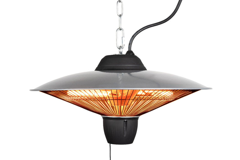 Estufa colgante exterior para carpa de fiesta 1502 carbono Eurom