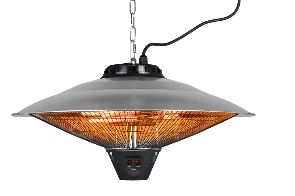Estufa colgante exterior para carpa de fiesta 2100 carbono Eurom