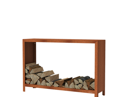 FORNO Almacén de madera Acero Corten (1500 x 400 x 1000)